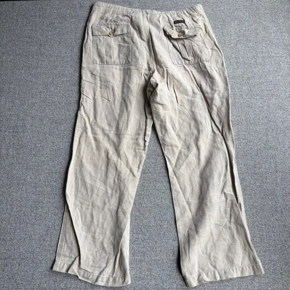 Banana Republic Beige Drawstring Casual Pants